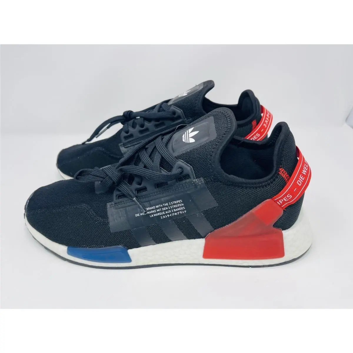 Adidas Nmd R1 V2 Core Black Red Blue White GY6162 Originals Men 12 Shoes