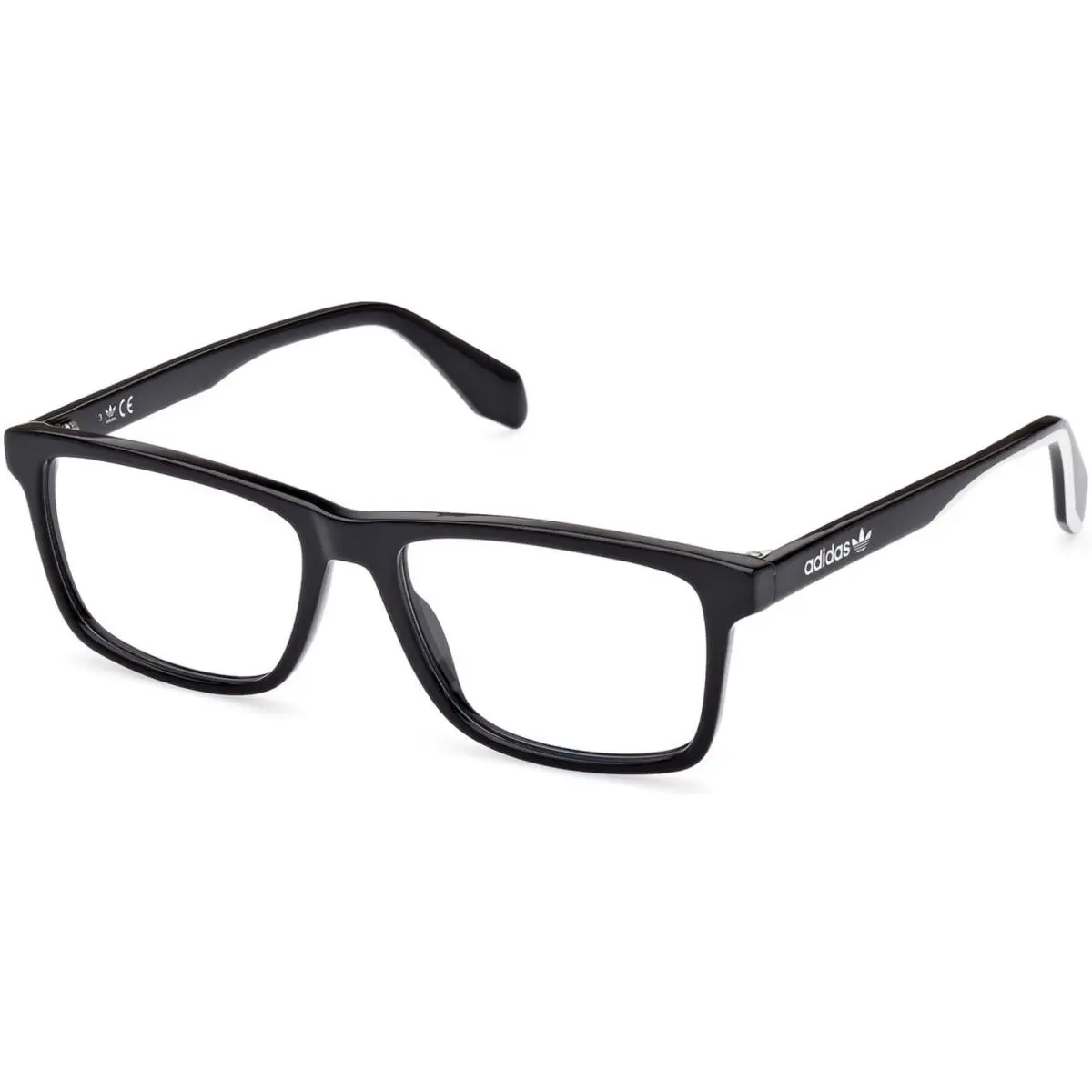 Adidas Originals or 5044 Shiny Black / Black/monocolor 001 Size 53 Eyeglasses