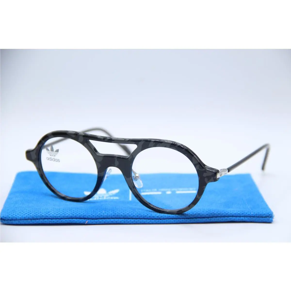 Adidas AOK004O.096.000 Black Grey Tort Eyeglasses W/case 48-23