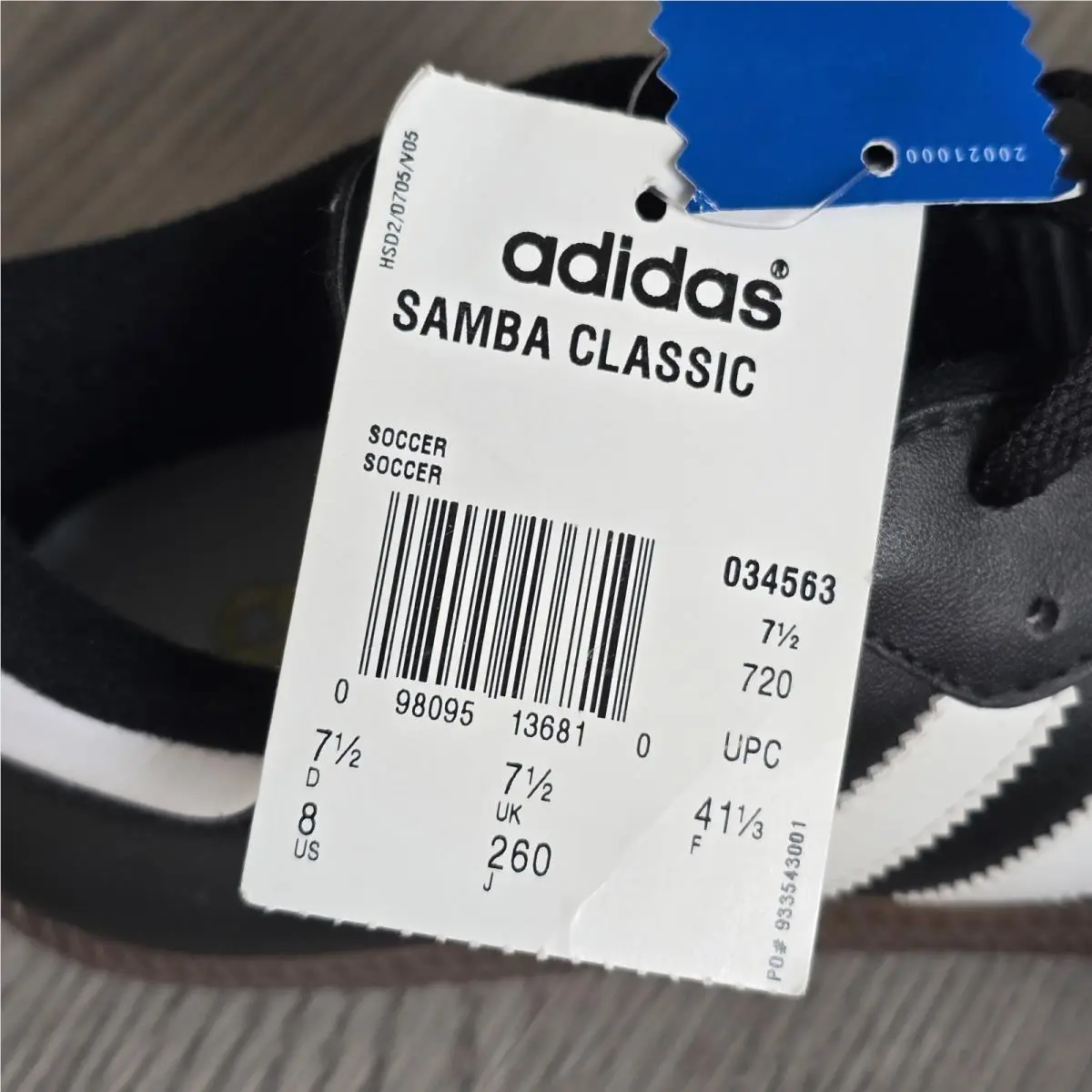Adidas shoes - adidas Samba - Samba - 034563 - Black (UPC: 098095136810) 8