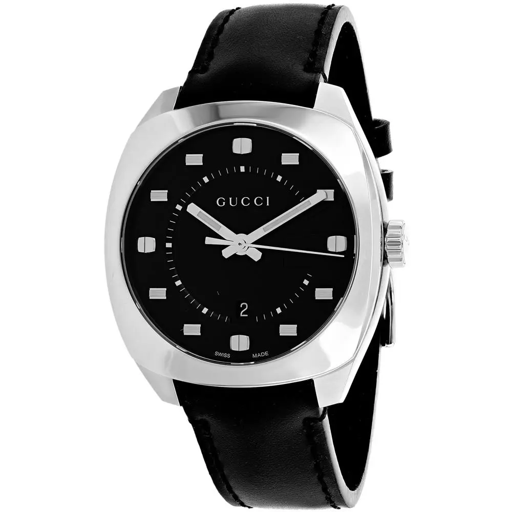 Gucci Men`s GG2570 Black Dial Watch - YA142307