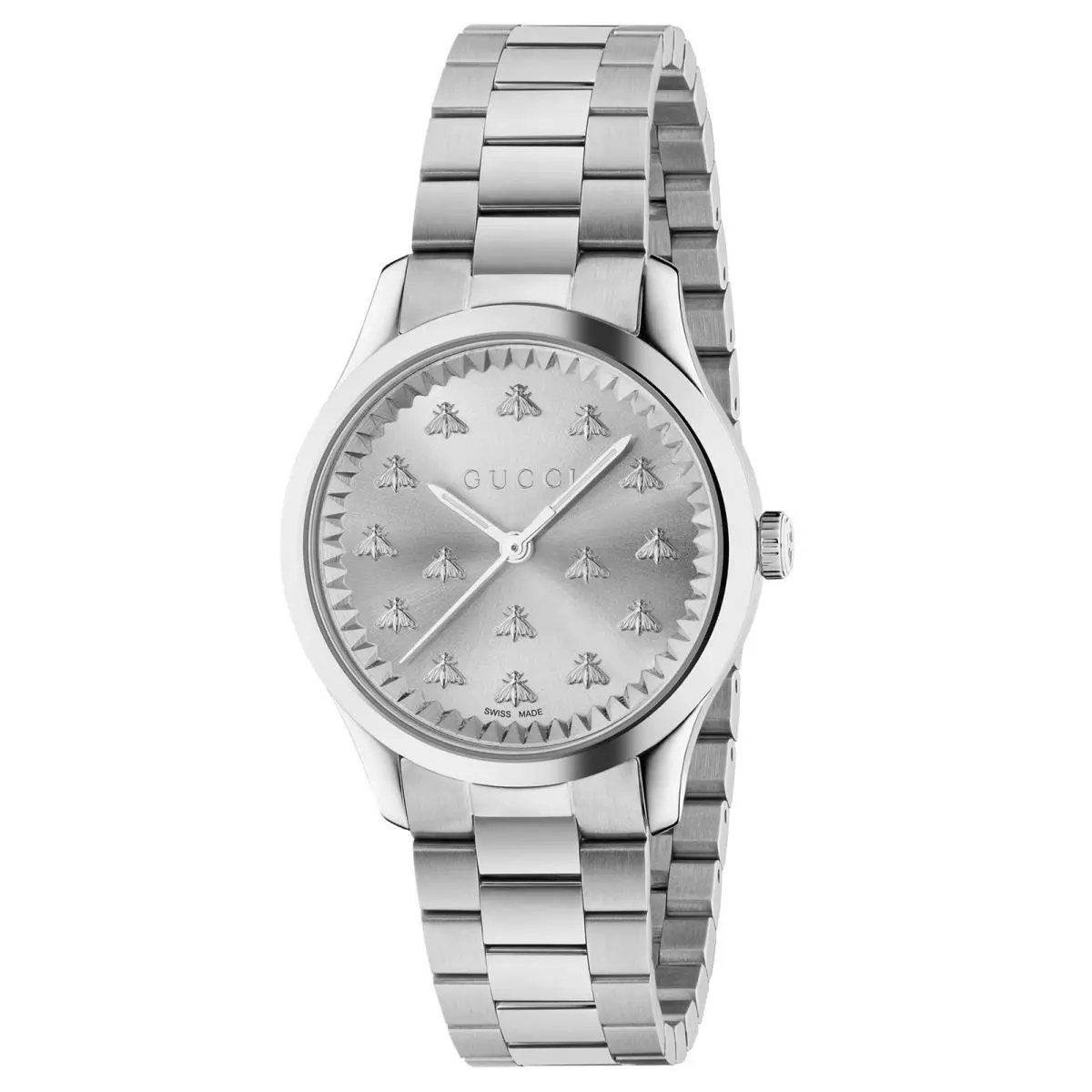Women`s G-timeless Silver Dial Watch - YA1265031 by Gucci