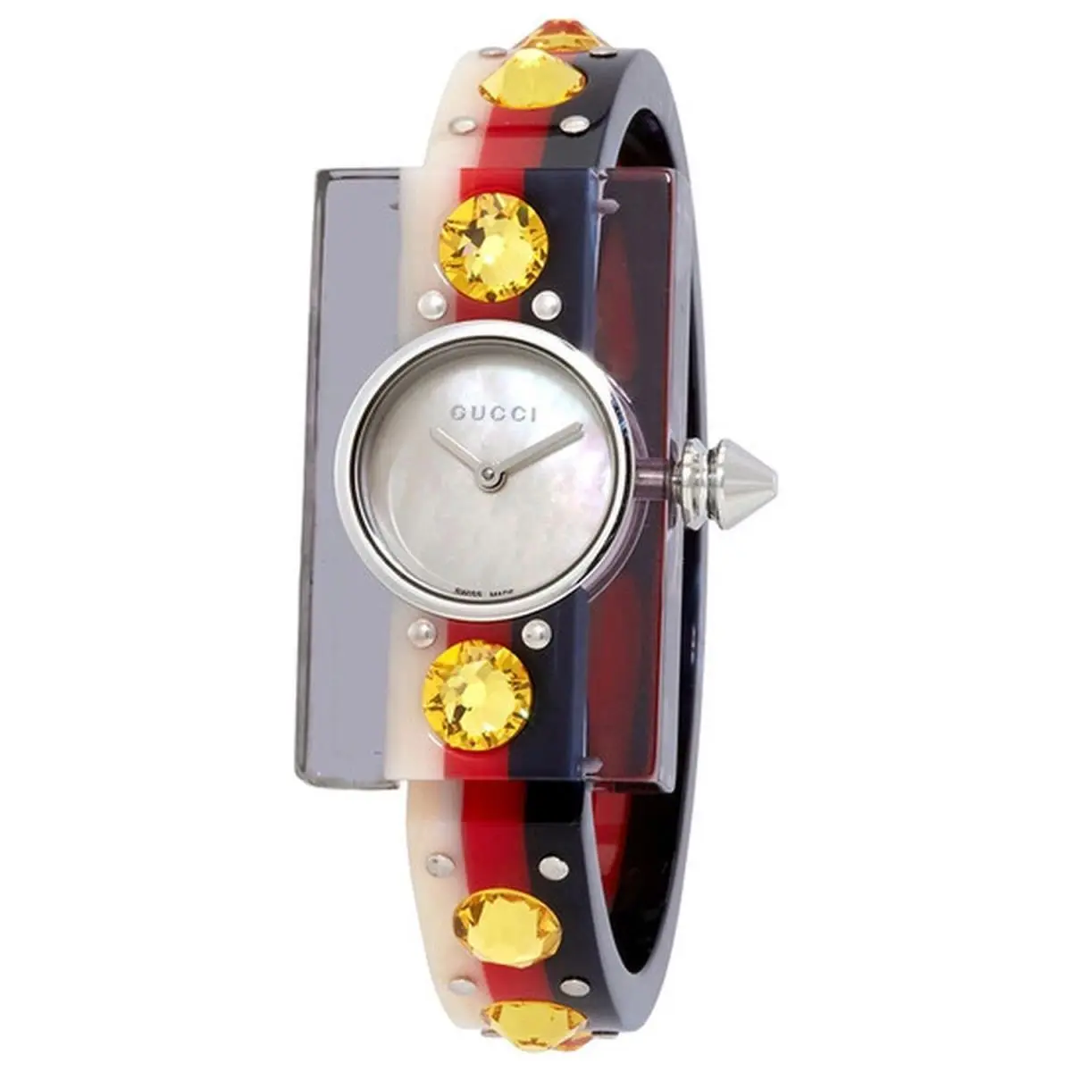 Gucci YA143524 Women`s Vintage Web Mother of Pearl Quartz Watch