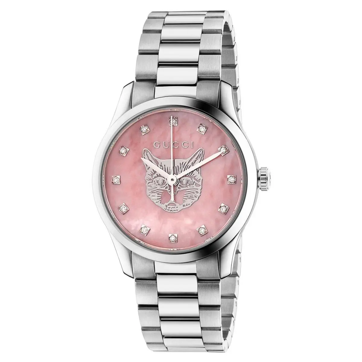 Gucci Women`s G-timeless Pink Dial Watch - YA1265025