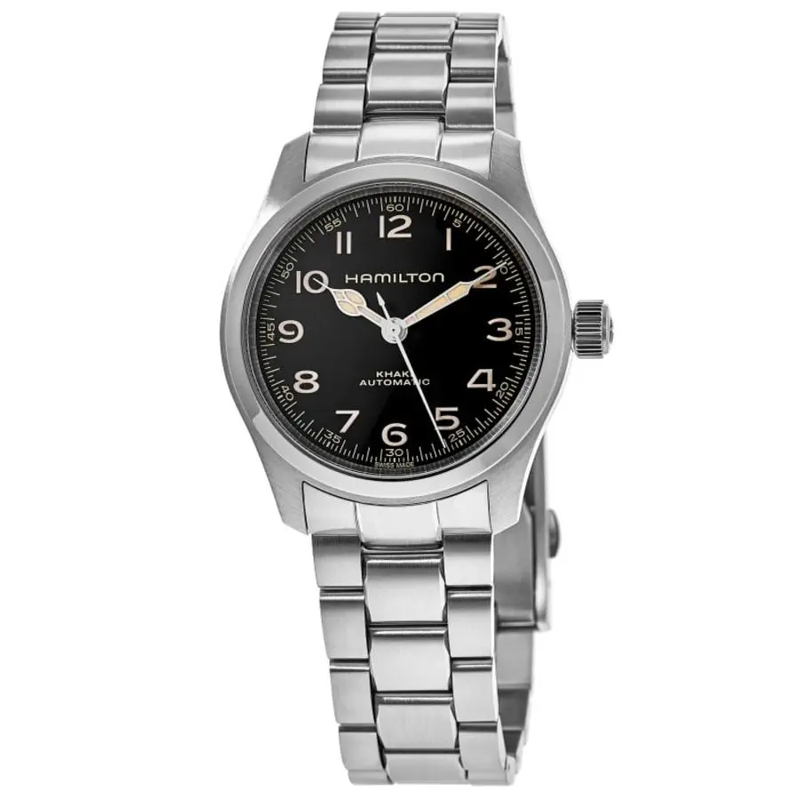 Hamilton Khaki Field Murph Automatic Black Dial Steel Unisex Watch H70405130