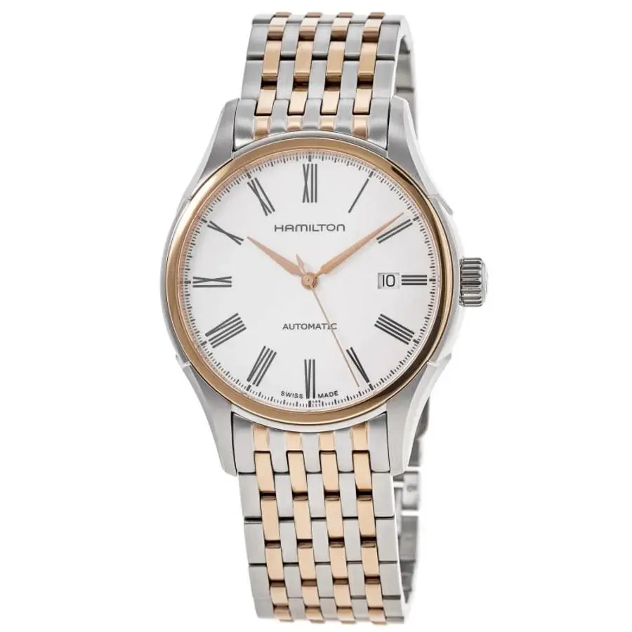 American Classic Valiant Auto White Dial Men`s Watch H39525214 by Hamilton