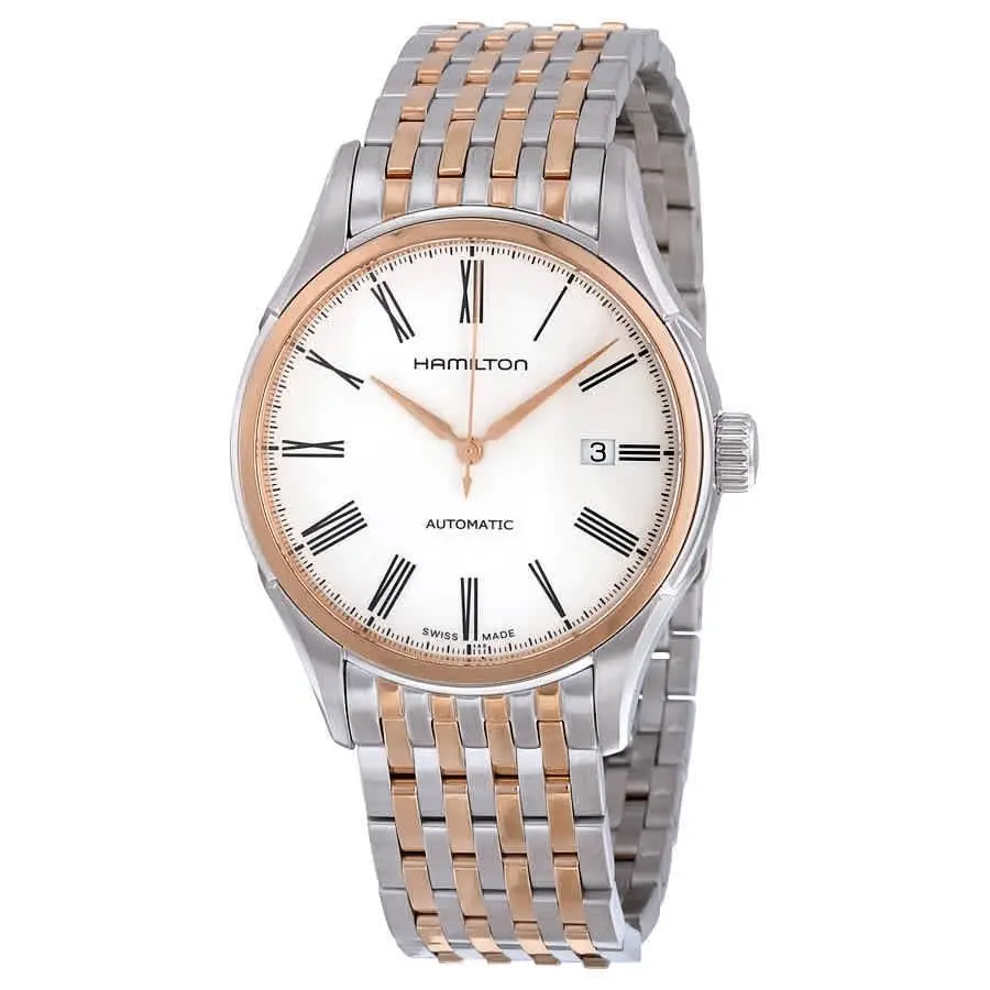 Hamilton Valiant Automatic White Dial Two-tone Men`s Watch H39525214