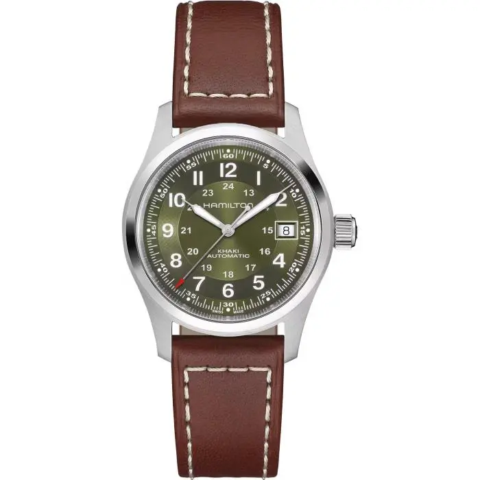 Hamilton Khaki Field Automatic Green Dial Men`s Watch H70455560