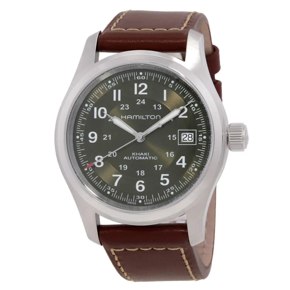 Hamilton Khaki Field Automatic Green Dial Men`s Watch H70455560