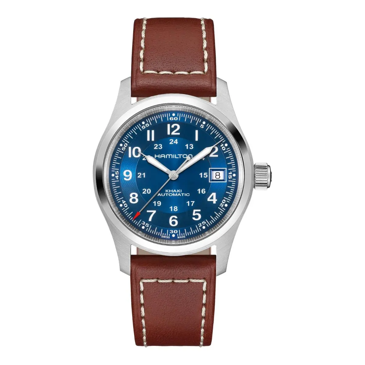 Hamilton Khaki Field Automatic H-10 Movement Blue Dial 38MM H70455540
