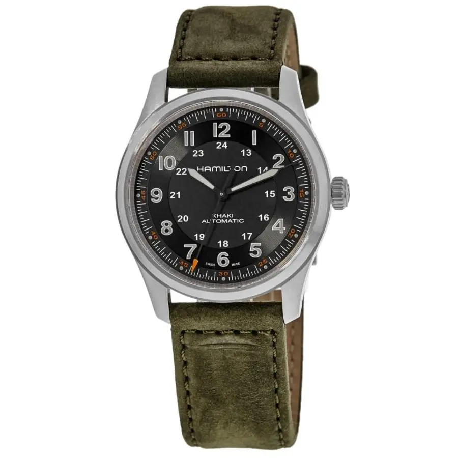 Hamilton Khaki Field Titanium Auto Black Dial Men`s Watch H70205830