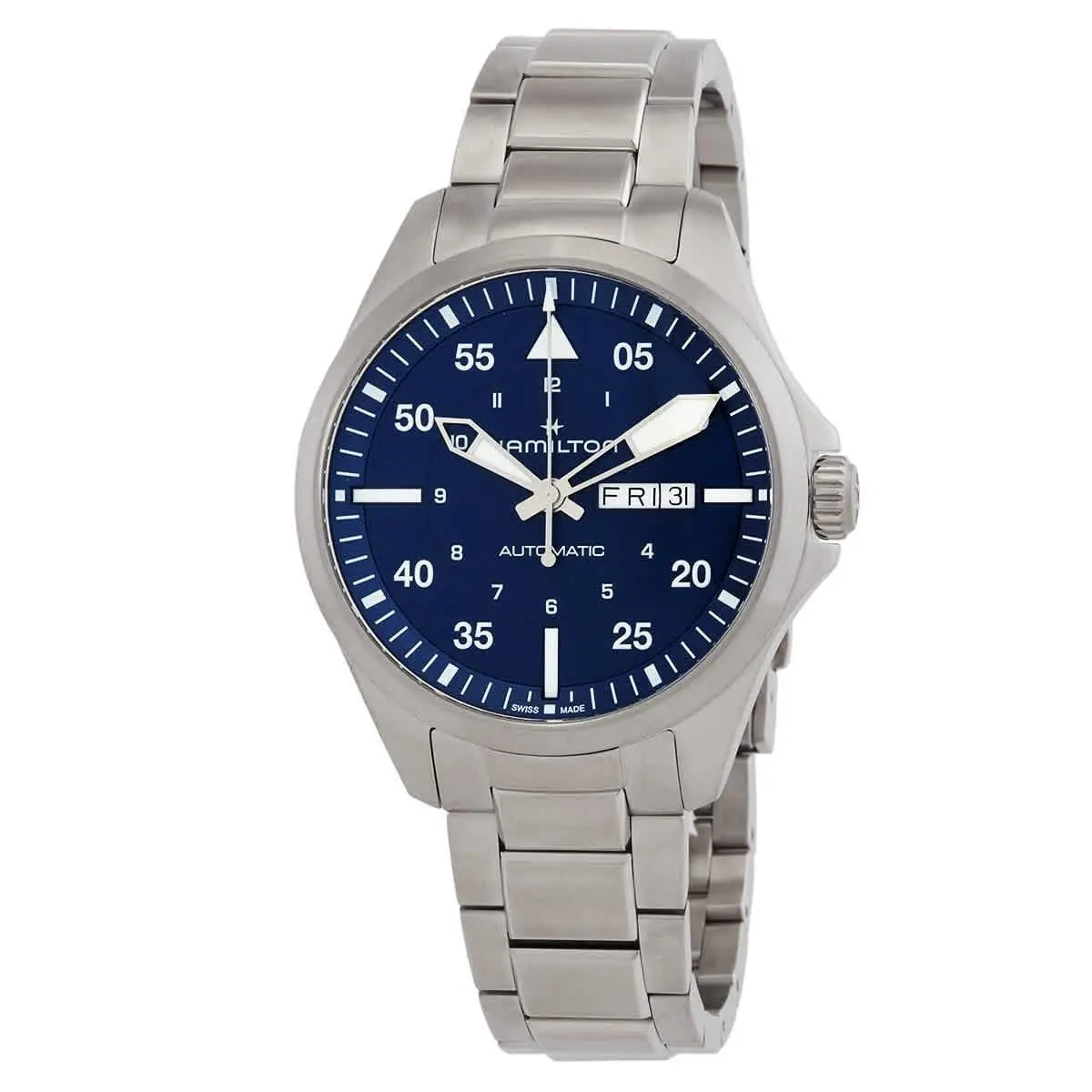 Hamilton Khaki Aviation Automatic Blue Dial Men`s Watch H64635140