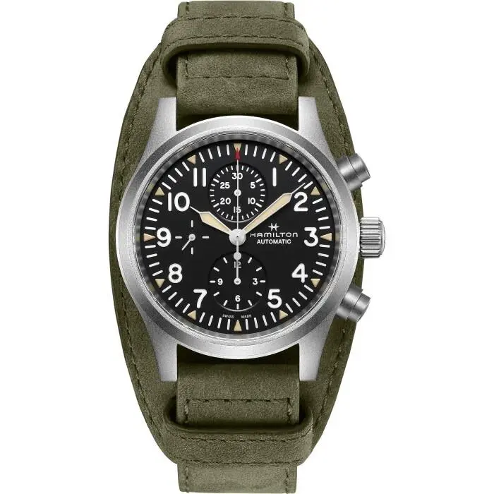 Hamilton Men`s Khaki Field 44mm Automatic Chronograph Watch H71706830