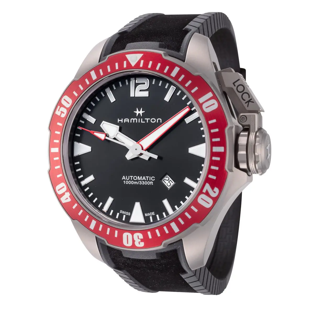 Hamilton Men`s Khaki Navy 46mm Automatic Watch H77805335