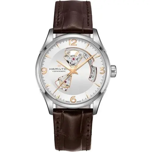 Hamilton Jazzmaster Open Heart Auto Automatic Silver Dial Watch H32675551