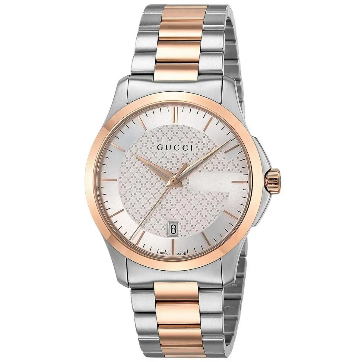 Gucci Men`s G-timeless Two-tone Stainless Steel Watch - YA126473