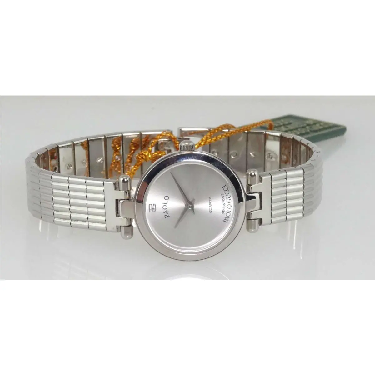 Paolo BY Paolo Gucci 795WSL Silvertone Quartz Watch Rare Vintage