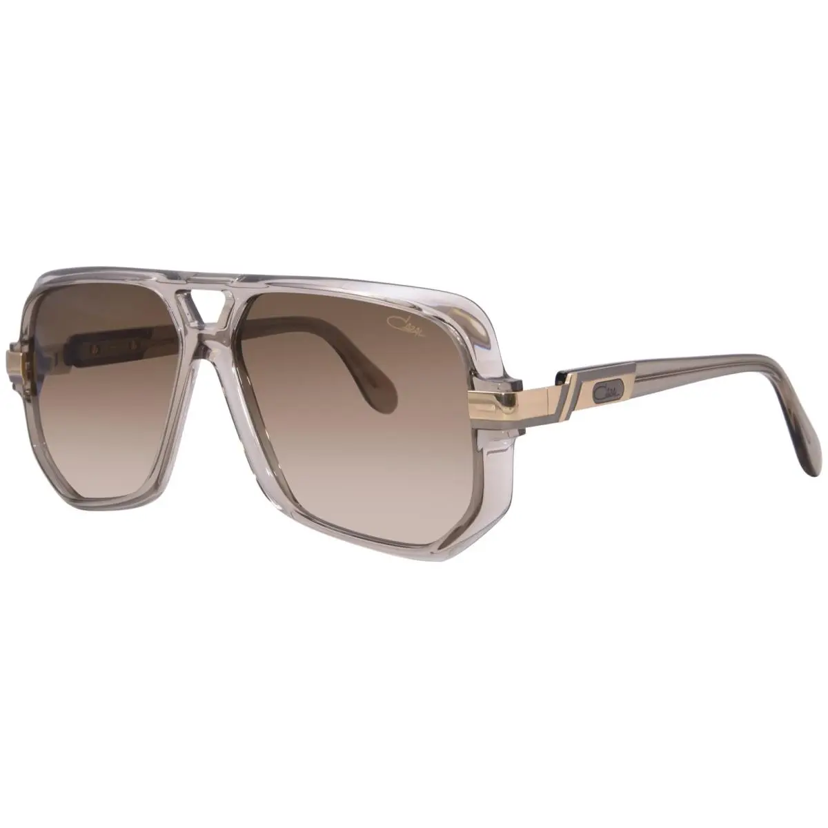 Cazal Legends 627/3 003 Sunglasses Men`s Brown/gold/brown Gradient Pilot 59-mm