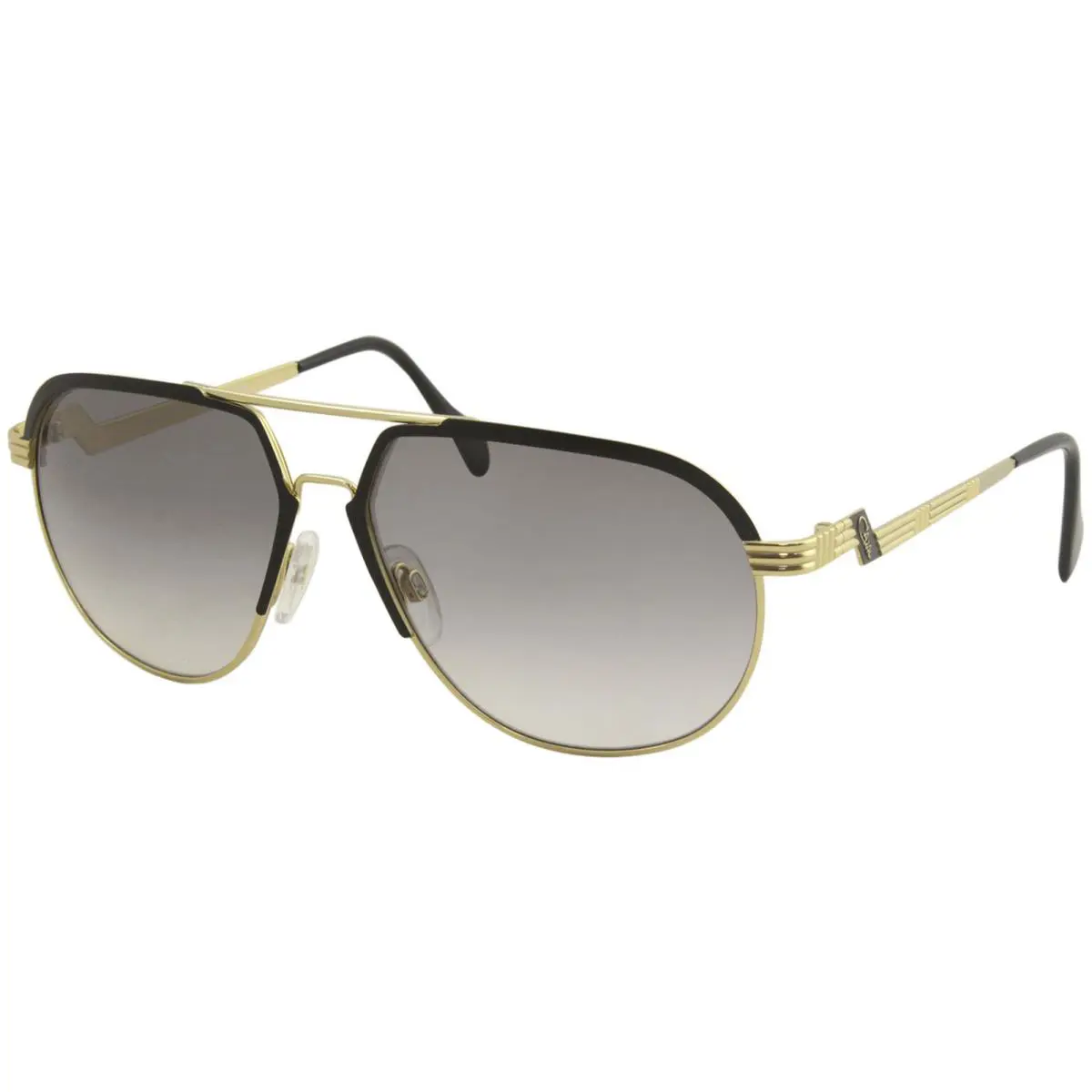 Cazal 9083 001 Sunglasses Men`s Gold-black/grey Gradient Lenses 62mm