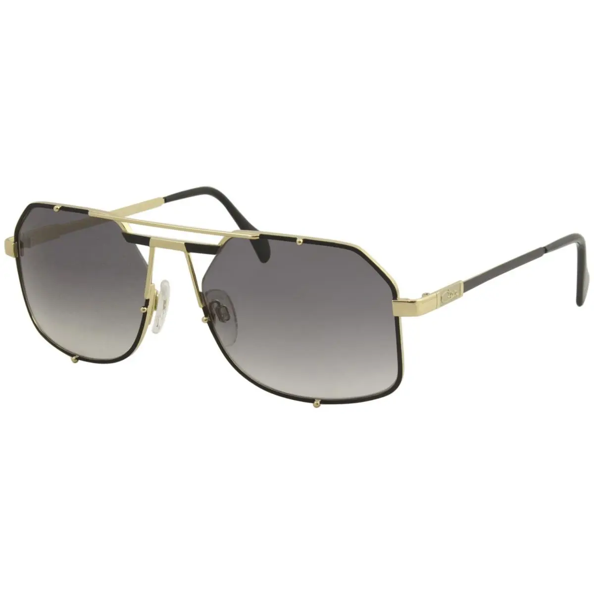 Cazal Legends 959 302 Sunglasses Men`s Gold-black/grey Gradient Lenses 59mm - Frame: Gold, Lens: Gray