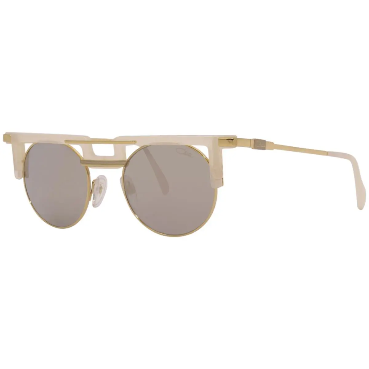 Cazal Legends 745/3 004 Sunglasses Men`s Gold-ivory/gold Mirror Lenses 48mm - Frame: Ivory, Lens: Gold