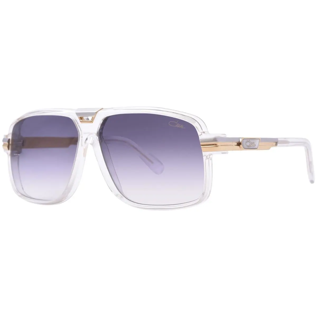 Cazal 6032 004 Sunglasses Men`s Crystal-bicolour Square Shape 60mm