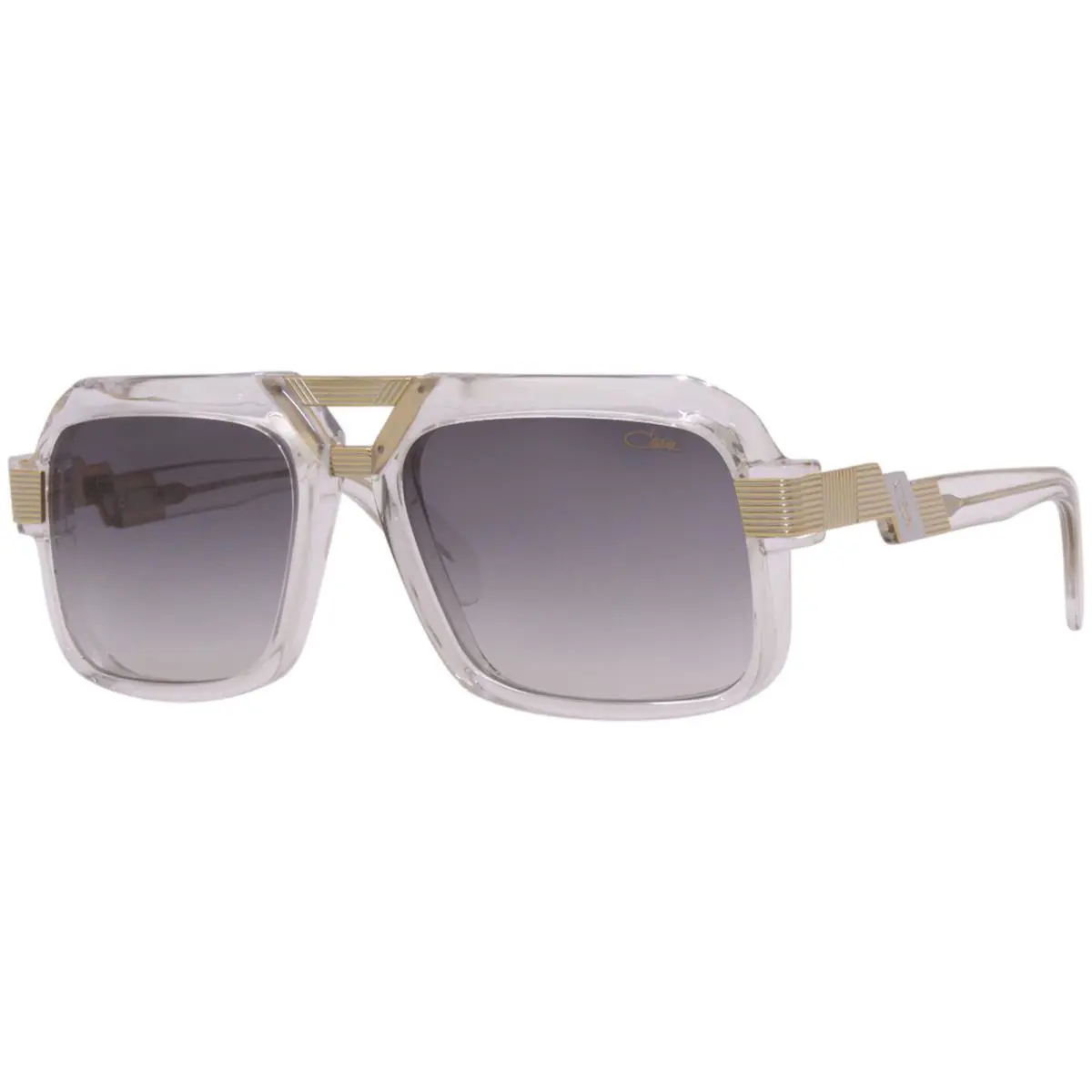 Legends 669 003 Sunglasses Men`s Crystal-gold/grey Gradient Lenses Pilot by Cazal