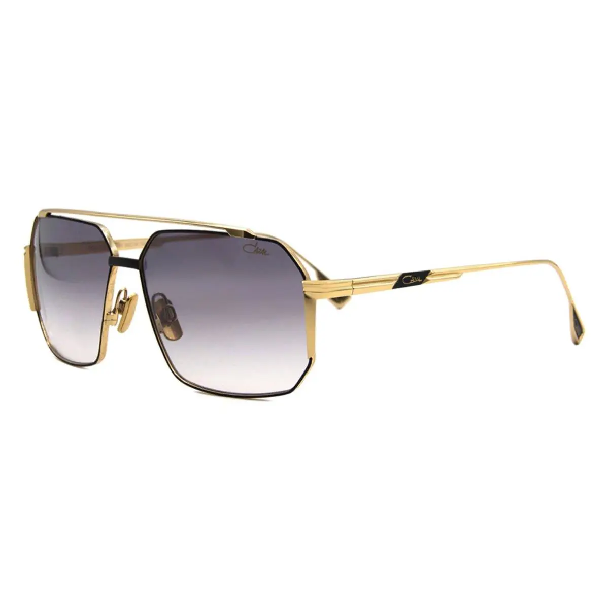 Cazal 755 Black and Gold/grey Shaded 001 Sunglasses