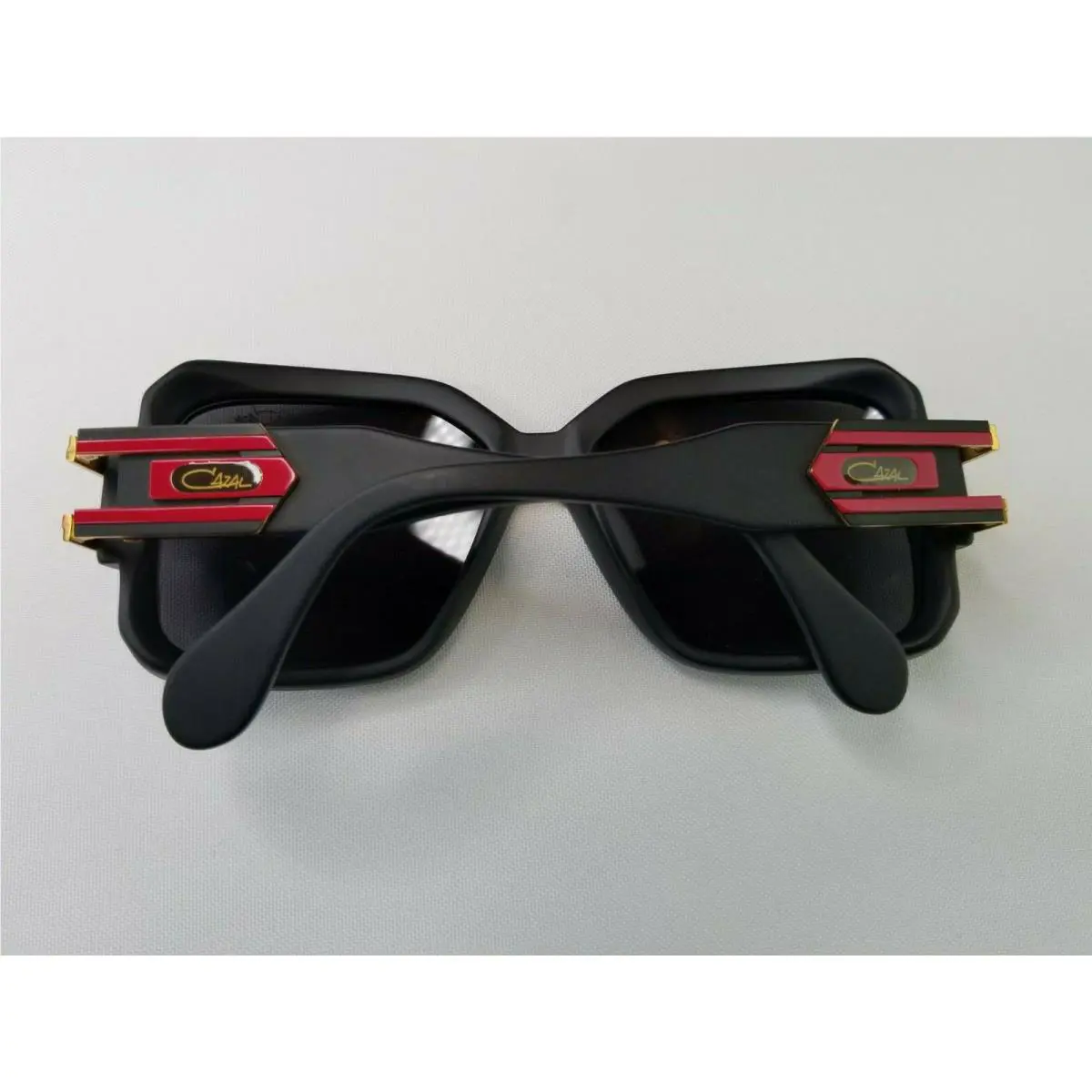Cazal Legends Mod. 623/302 Col. 011 Matte Black Red Sunglasses Made IN Germany