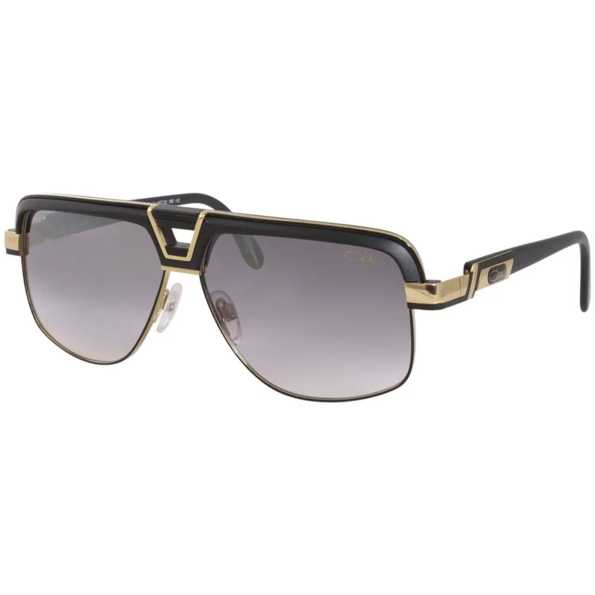 Cazal Legends 991 Matte Black Gold/grey Shaded 002 Sunglasses