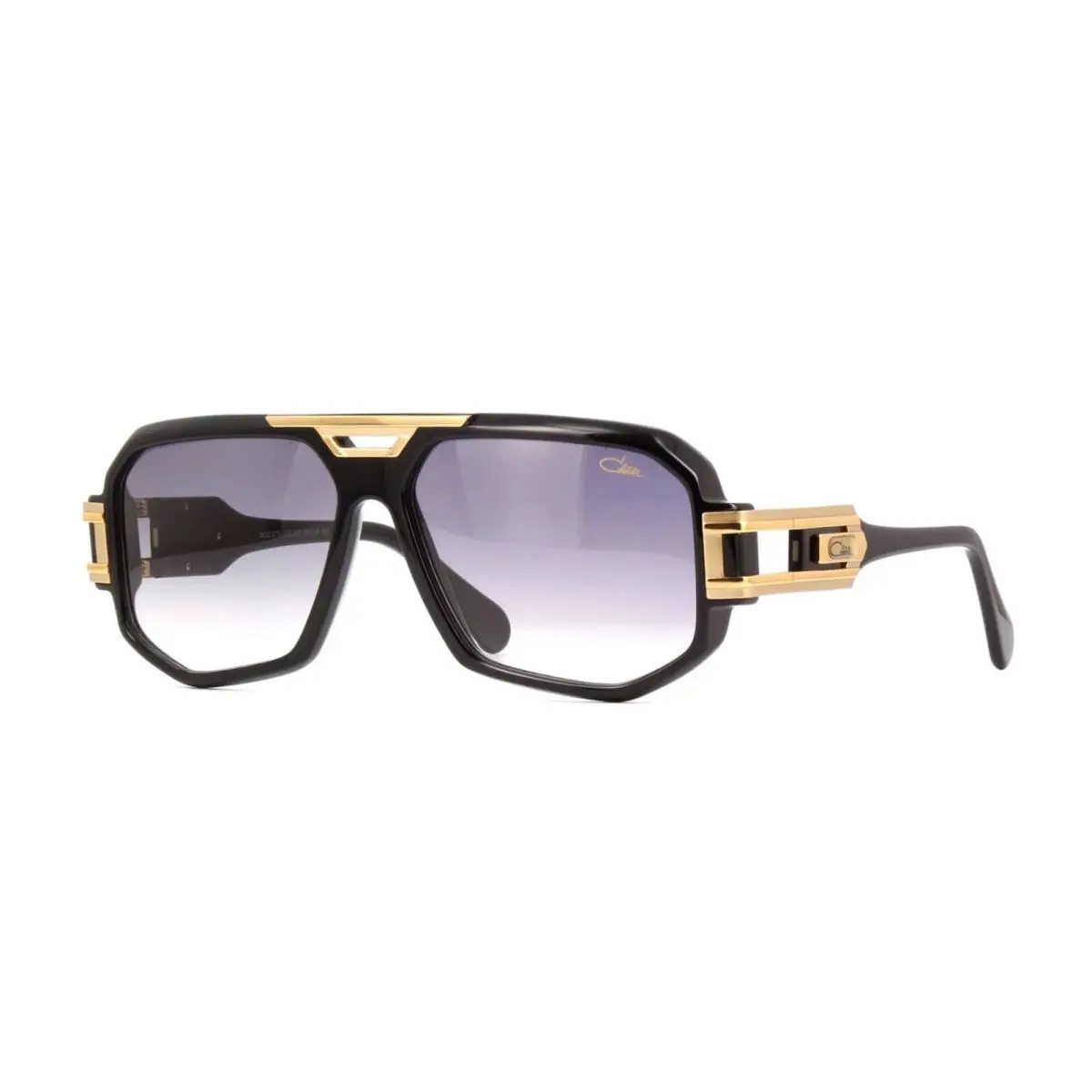 Cazal 675 Black Gold/grey Shaded 001 Sunglasses