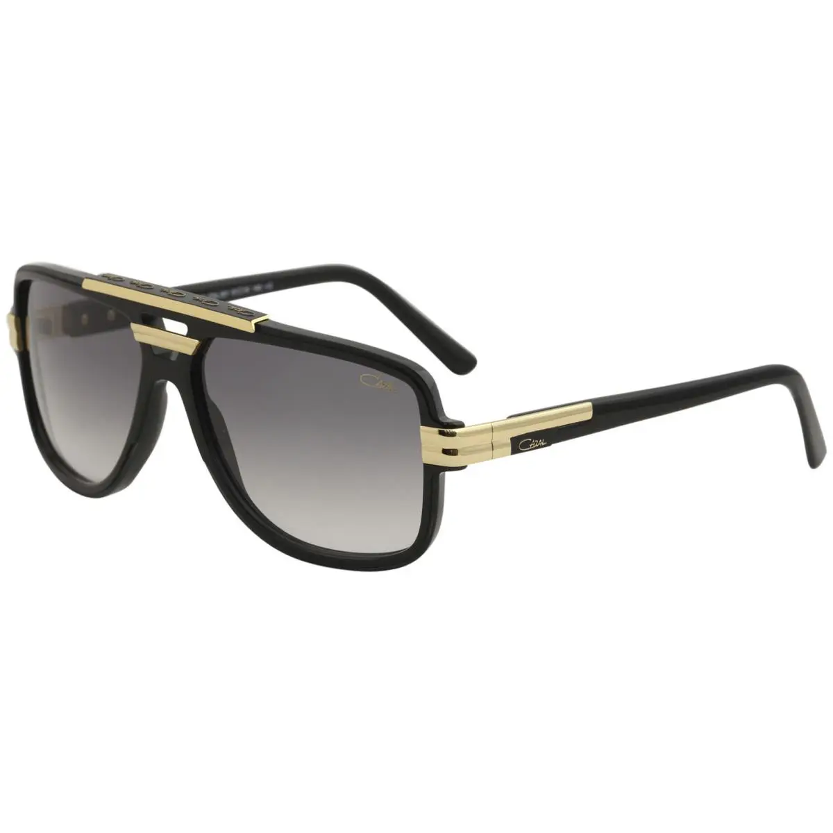 Legends Men`s 8037 001 Glossy Black/gold Retro Pilot Sunglasses 61-mm by Cazal