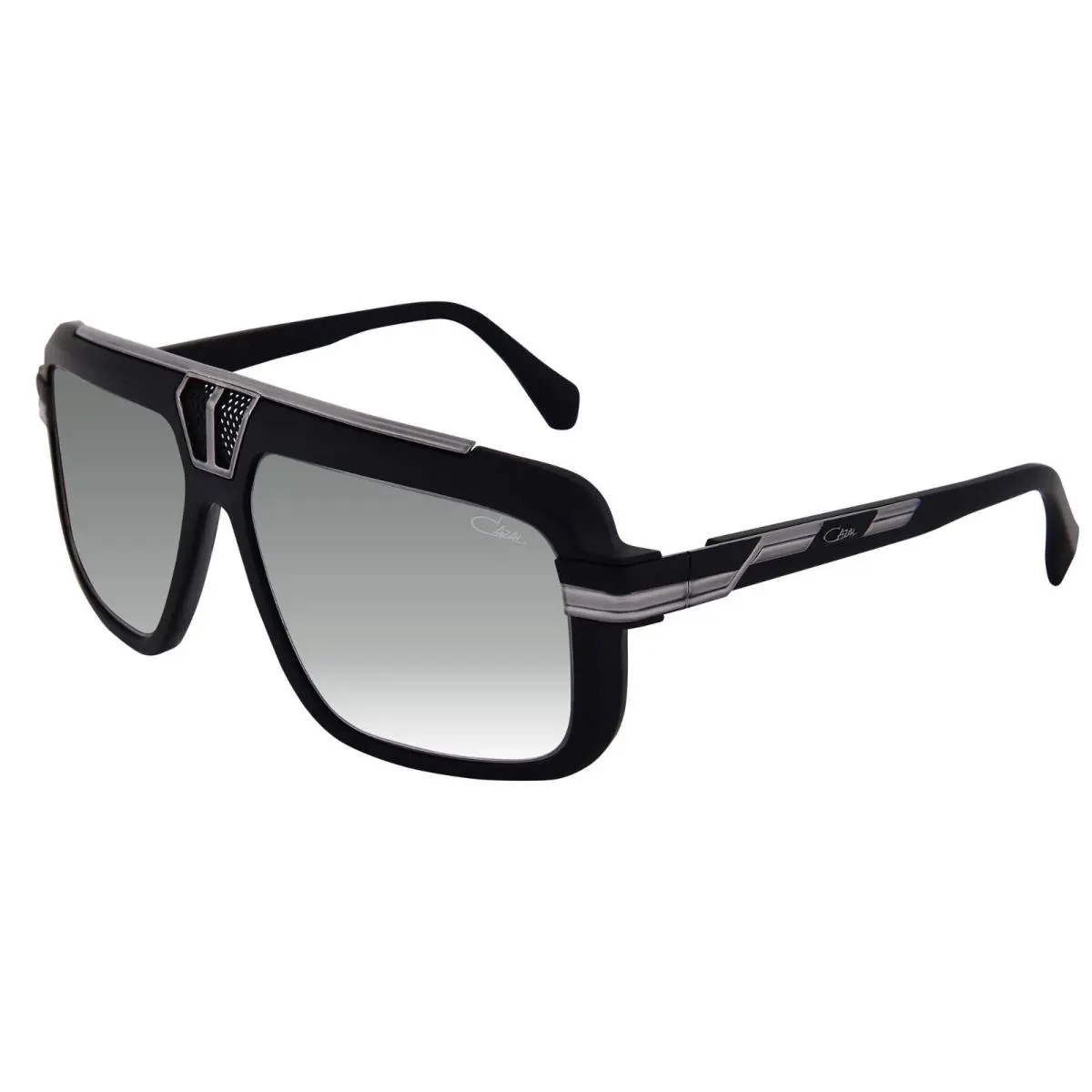 Cazal 678 Black Matte Ruthenium/grey Green Shaded 002 Sunglasses