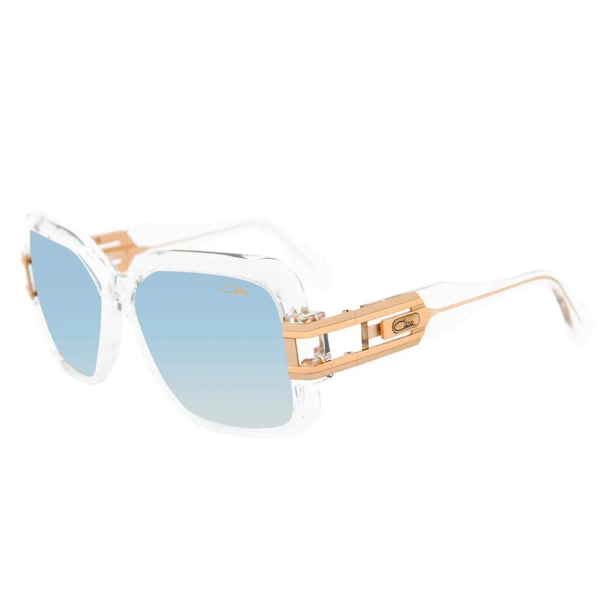 Cazal Legends 623/3 Crystal Gold/light Blue Shaded 065 Sunglasses - Frame: Crystal Gold, Lens: Light Blue Shaded