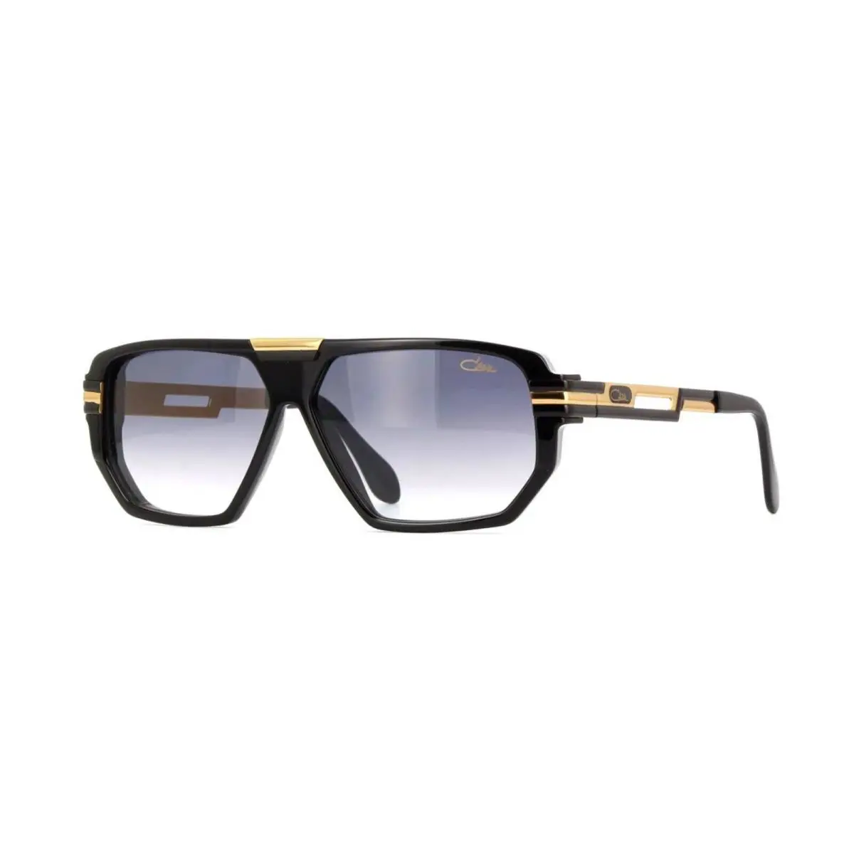 8045 Black Gold/grey Shaded 001 Sunglasses by Cazal