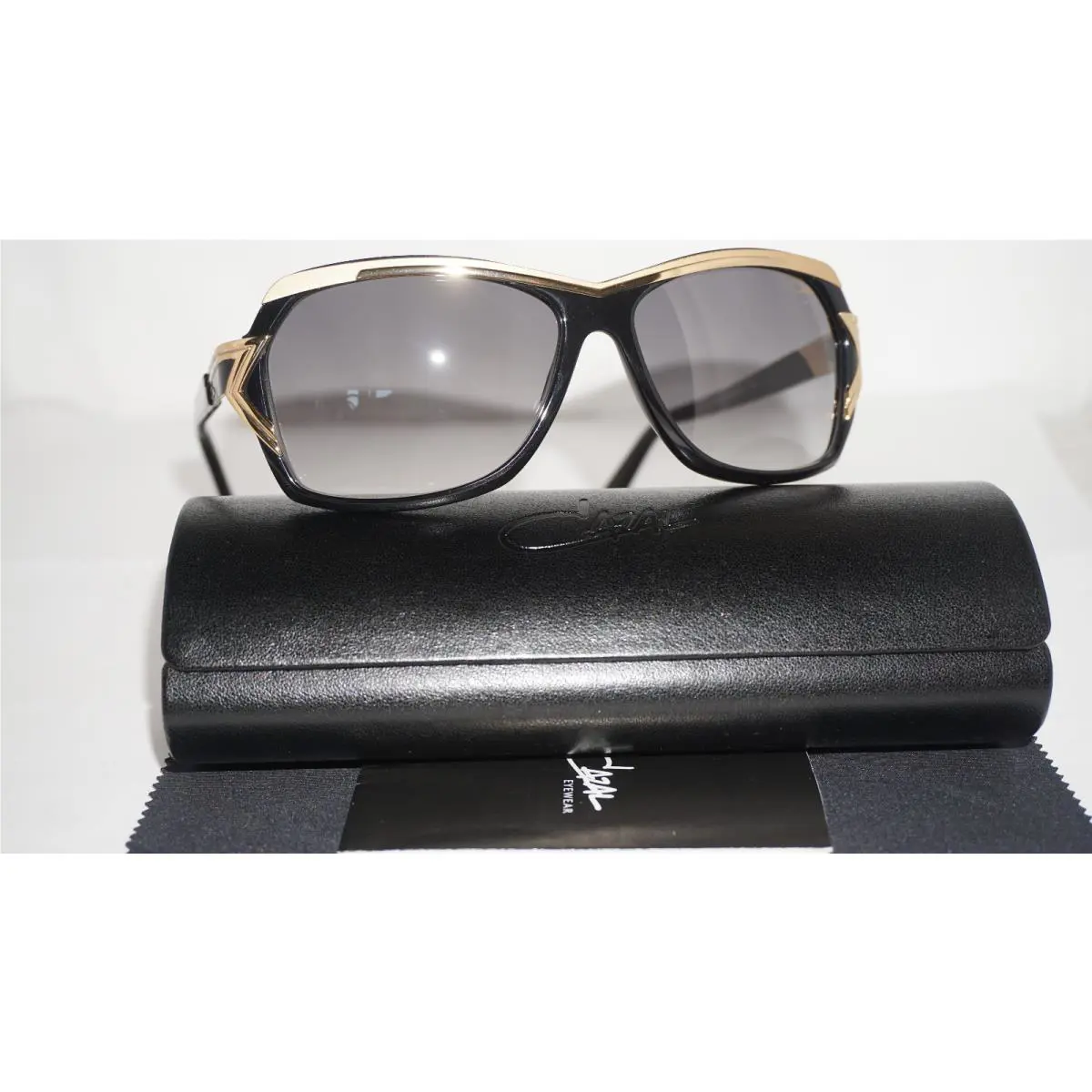 Cazal Sunglasses Black Gold Grey MOD.8031 COL.001 60 14 135