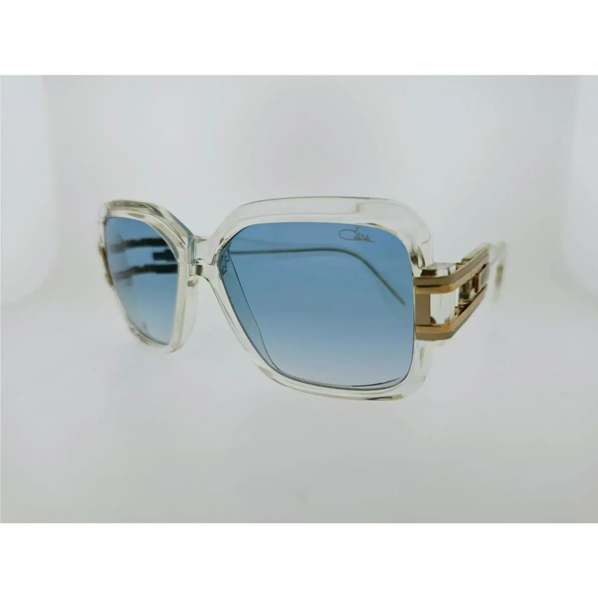 Cazal Prescription 623 065 57MM Clear Frame with Blue Gradient Lenses