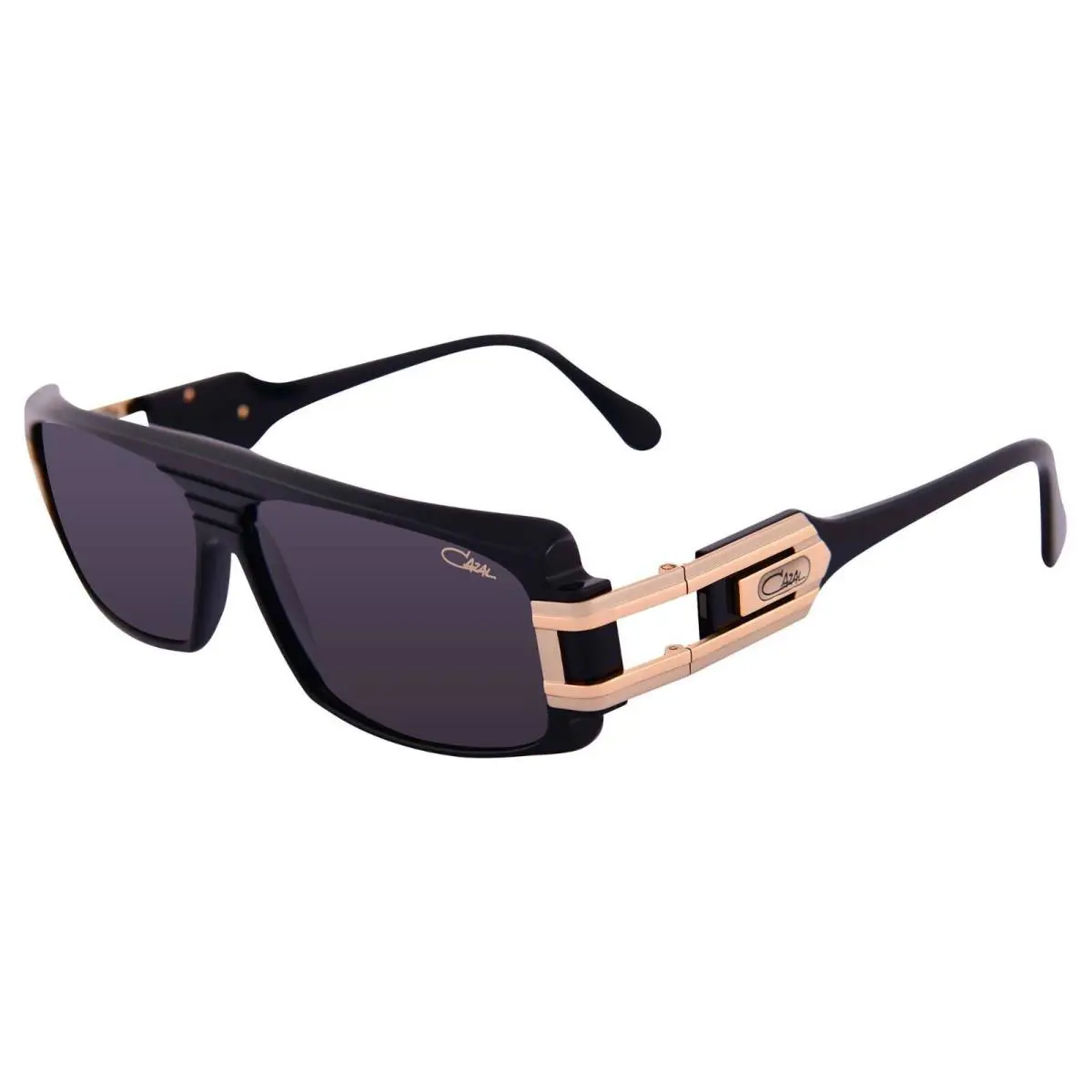 Cazal 164/3 Black Gold/grey Shaded 001 Sunglasses
