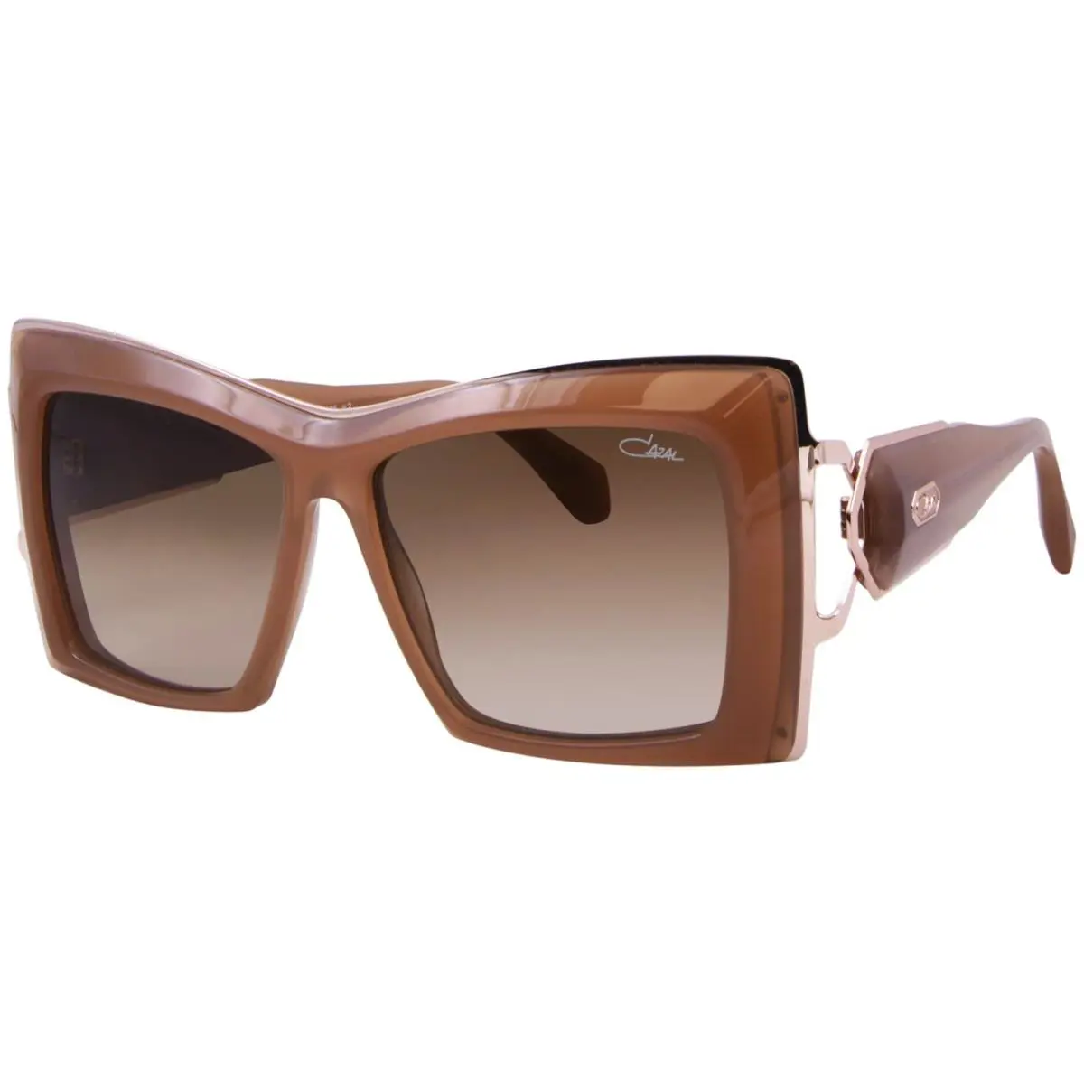 8514 004 Sunglasses Women`s Caramel/rose Gold/brown Gradient 55mm by Cazal