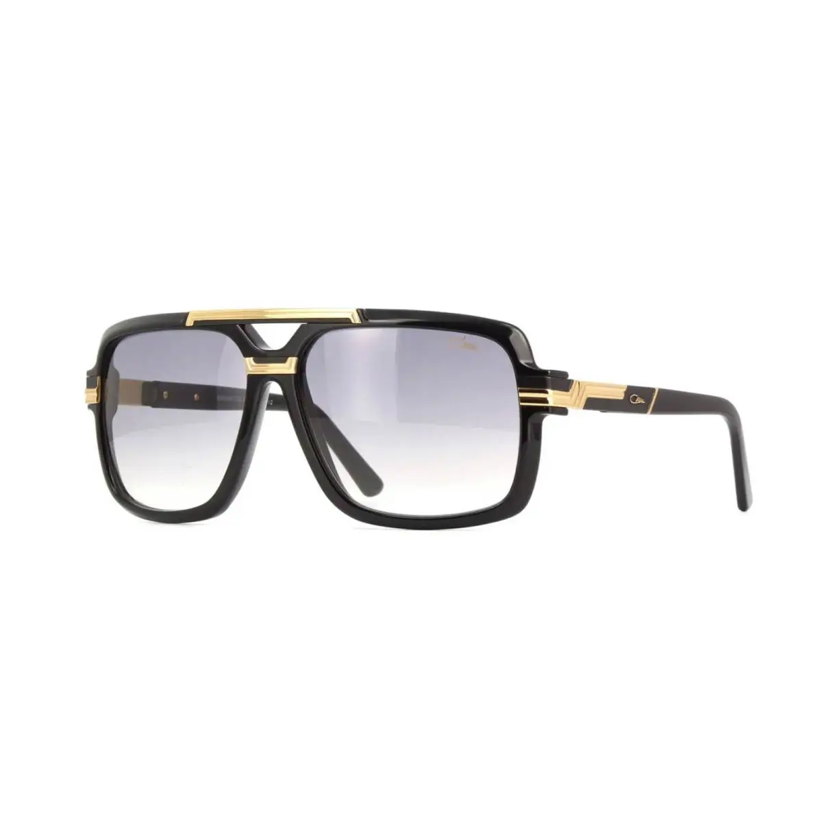 8042 Black Gold/grey Shaded 001 Sunglasses by Cazal