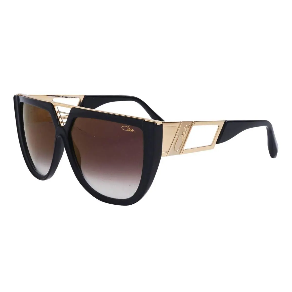 8511 Black Gold/grey Shaded 001 Sunglasses by Cazal