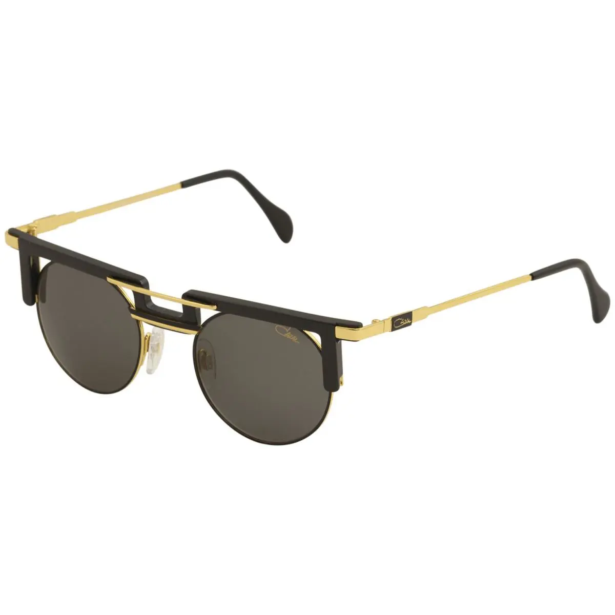 Cazal Legends Men`s 745 001SG Black/gold Fashion Pilot Sunglasses 48mm