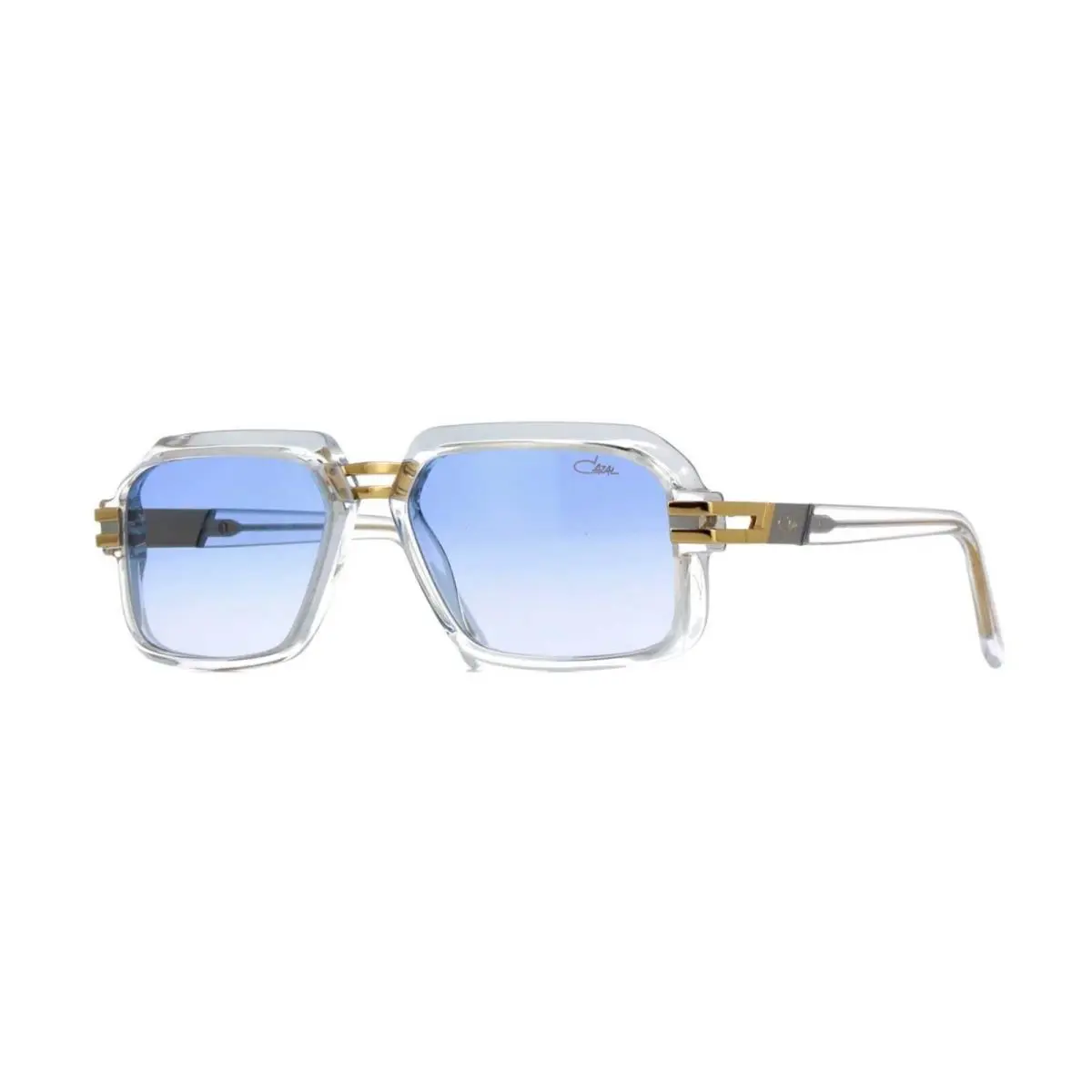 Cazal 6004/3 Crystal Gold/light Blue Shaded 015 Sunglasses