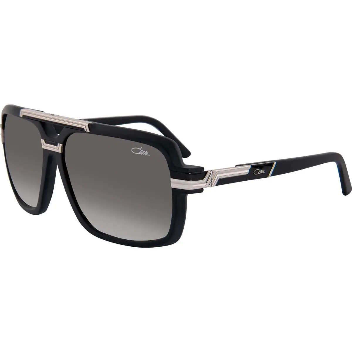 8042 Black Silver/grey Green Shaded 002 Sunglasses by Cazal