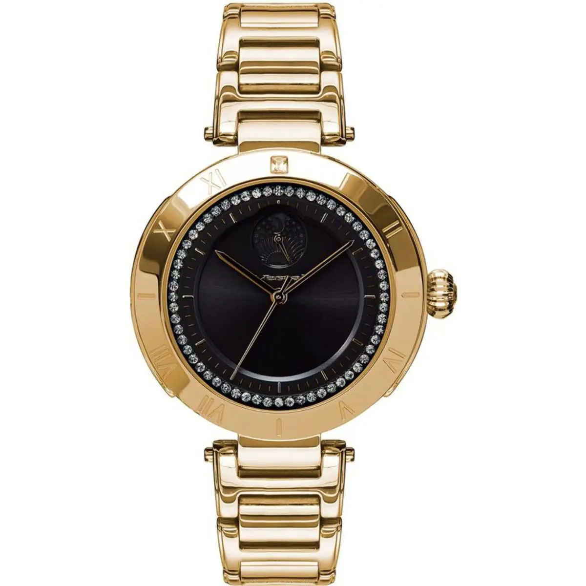 Vestal RSE3M002 Women`s The Rose Gold Tone Band Watch
