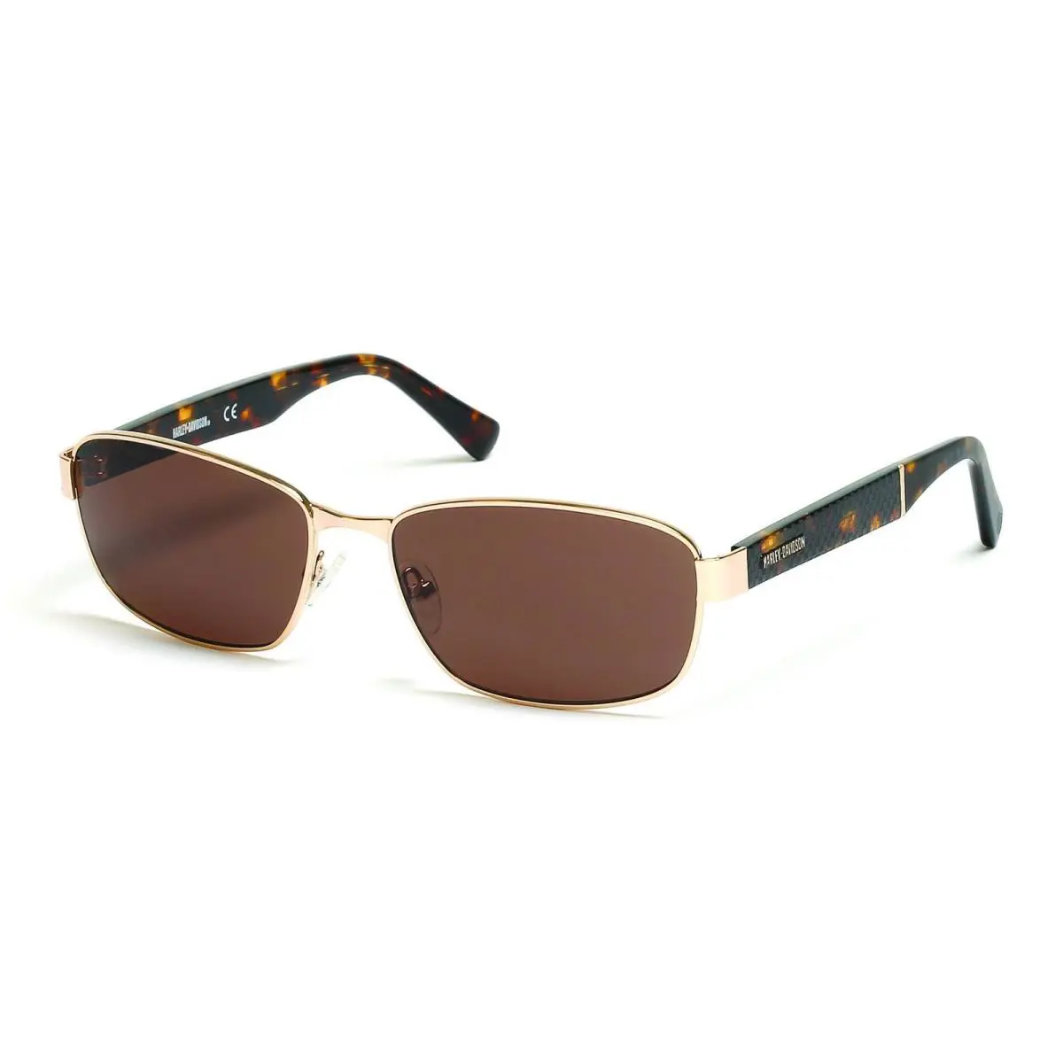 Sunglasses HD 0919X 32E Gold / Brown 59 mm HD0919X by Harley Davidson