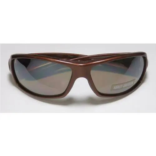 Harley Davidson HDS8002 BRN-1F Brown Wrap Plastic Sunglasses Frame 63-15-125 - Frame: Brown, Lens: Brown, Manufacturer: Brown