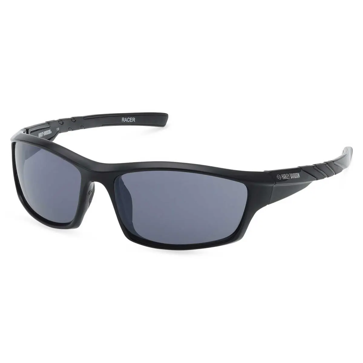 Harley-davidson Women`s Racer Square Sunglasses Shiny Black Plastic Frames