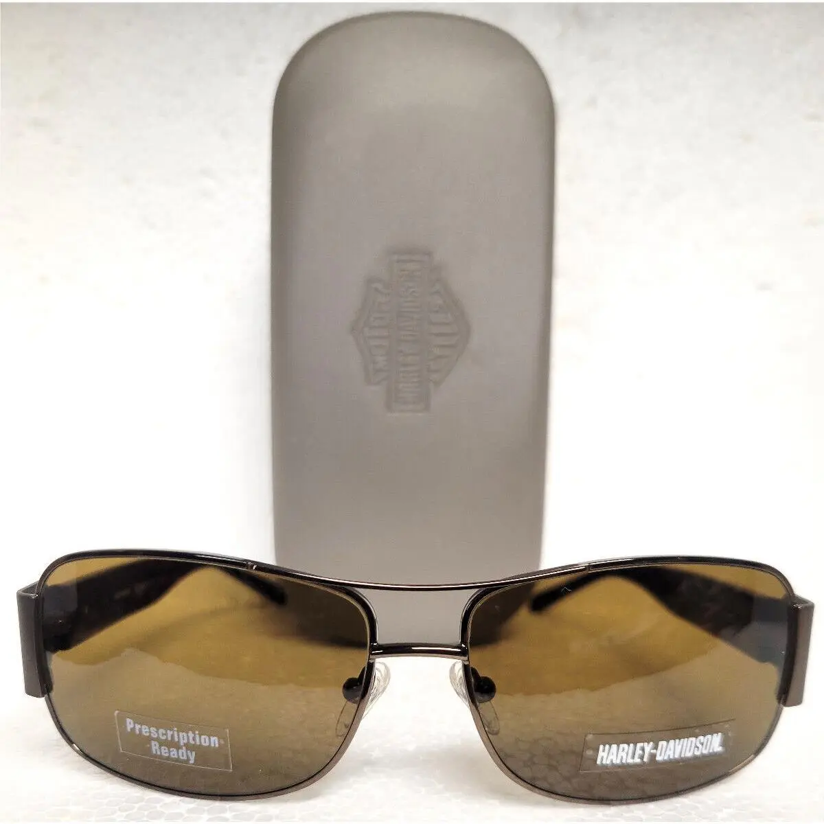 Vintage Harley Davidson Mens Sunglasses Skull Logo HDX807 58-14-135 W/case
