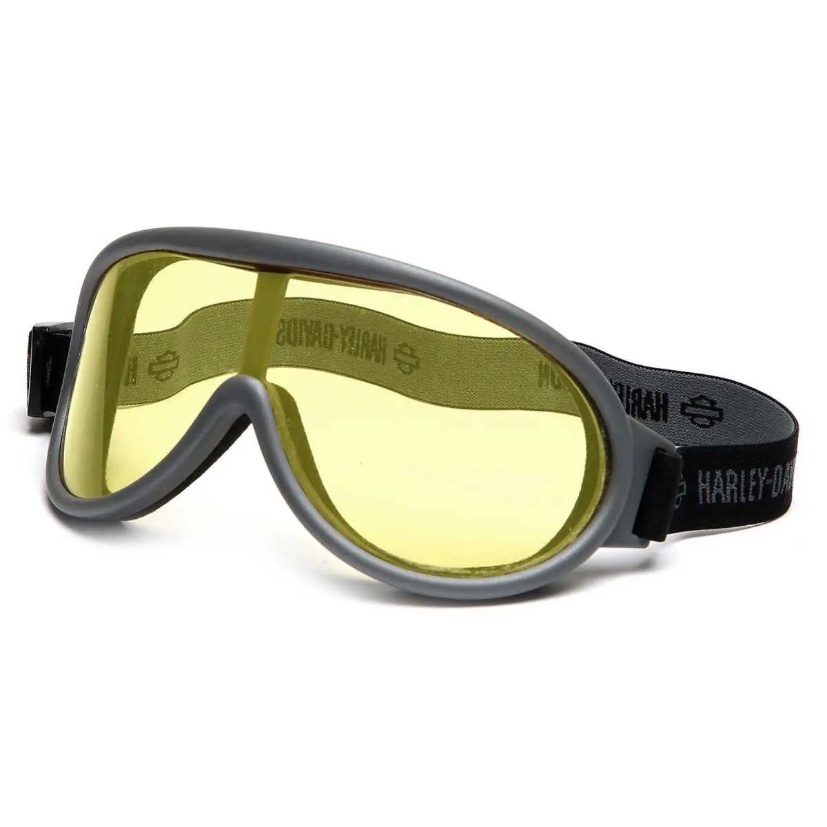 Harley-davidson Men`s Glory Days Fixed Foam Goggles Yellow Polycarbonate Lens